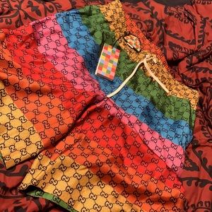 Multicolor Gucci shorts